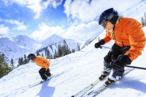 skiing back pain