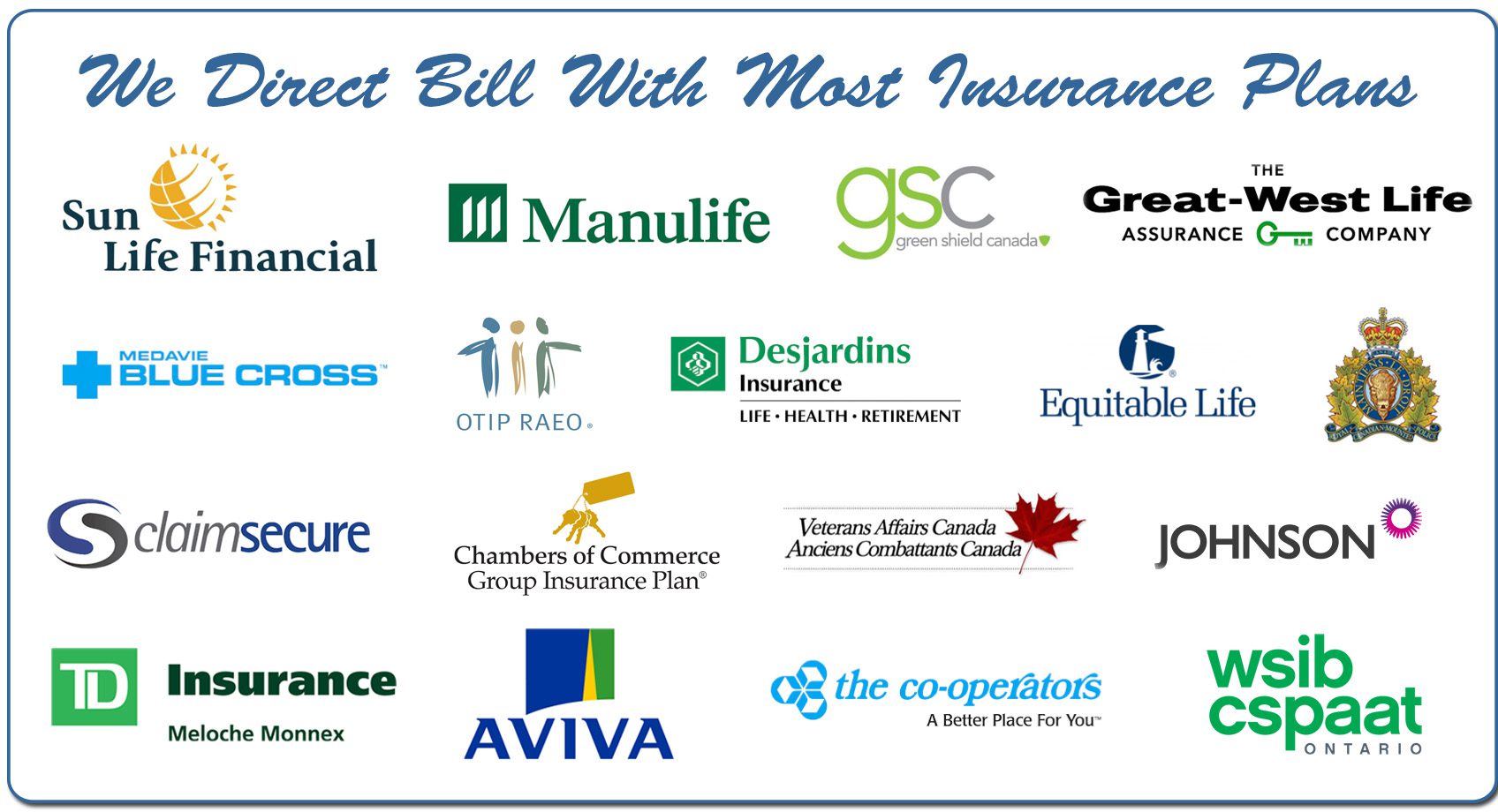 insurance companies for clinic services