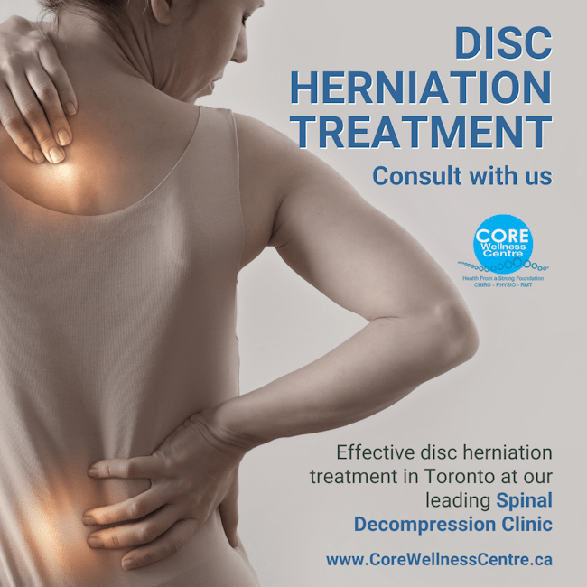 Herniated disc treatment in Toronto