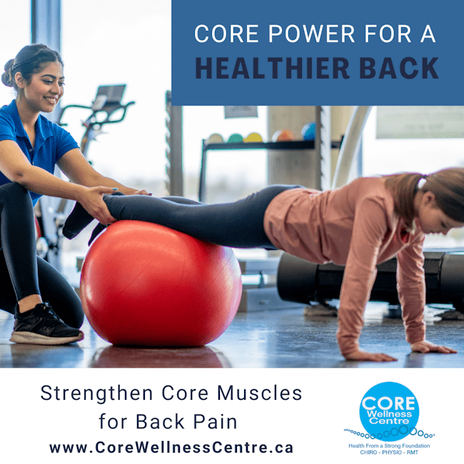 your core strengthening for back pain