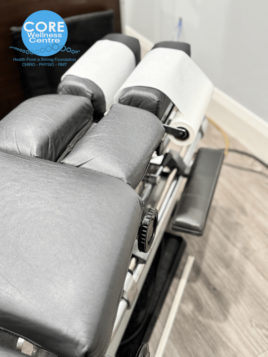 chiropractic adjustments at Core Wellness Centre