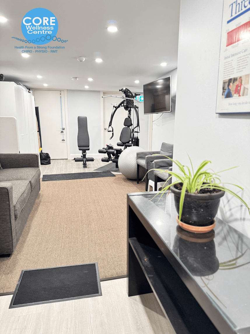 exercise and rehab at Core Wellness Centre